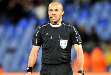 Referee  Helder Martins De Carvalho during the 2018 CHAN football game between Uganda and Ivory Coast at the Grand stade Marrakech in Marrakech, Morocco on 22 January 2017 ©Samuel Shivambu/BackpagePix