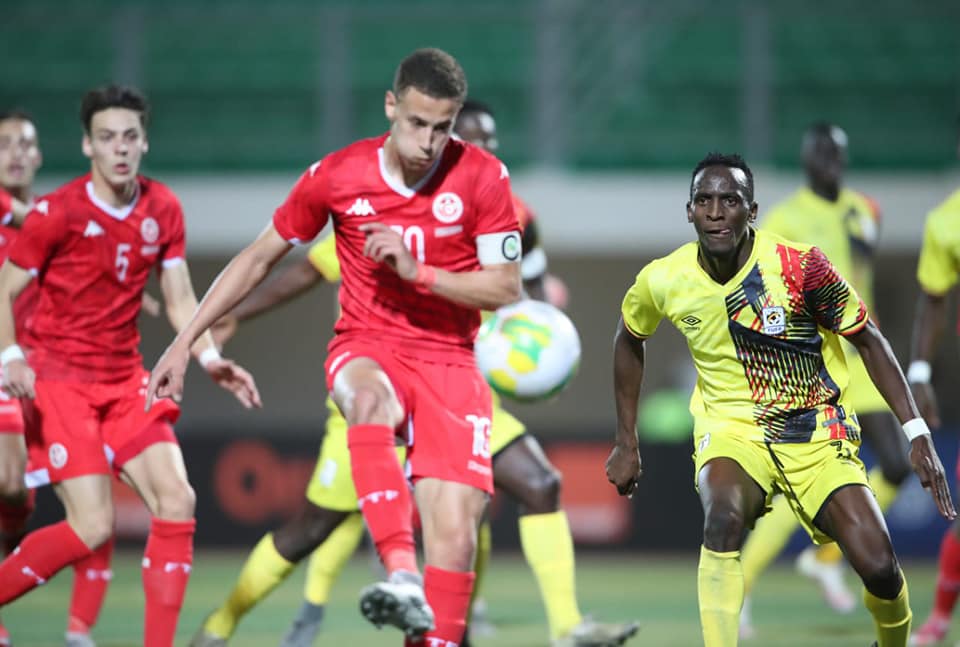 Zied Berrima lors du match Ouganda - Tunisie 4-1 (CAN U20)
Crédit photo : FTF
