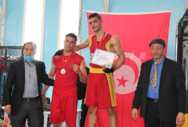 Mohamed Amine Riahi (75Kg), champion de la Ligue de Tunis de Boxe (Crédit photo : Page de la Ligue)